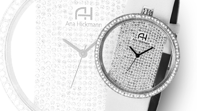 Como usar relógio Ana Hickmann branco