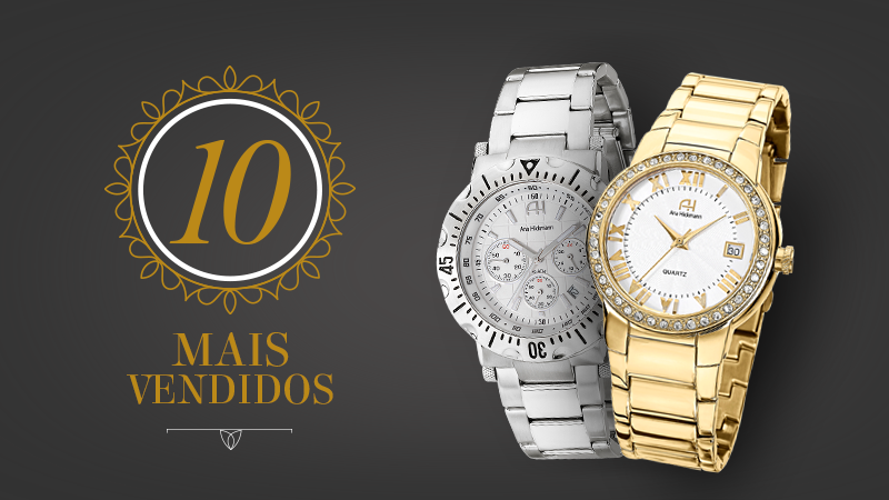 Os 10 relógios Ana Hickmann mais vendidos